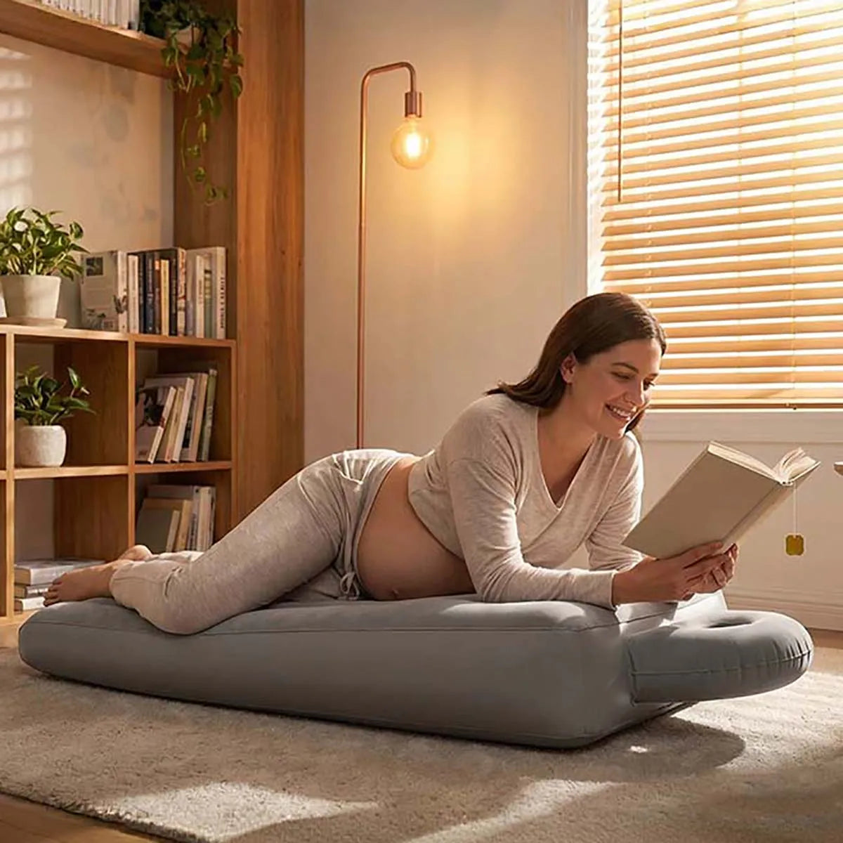 Inflatable Pregnancy Pillow Yoga Mat For Pregnant Women Inflatable Mat Mattress Pregnancy Maternity Body Bed Pillow Sleeping Mat