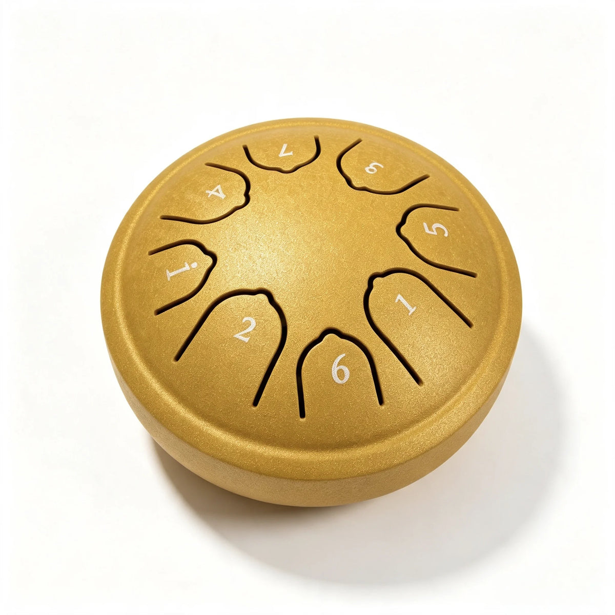 Miwayer 8 Tone 4.5 Inch Steel Tongue Drum Mini Handpan with Mallets Portable Meditation Percussion Instrument