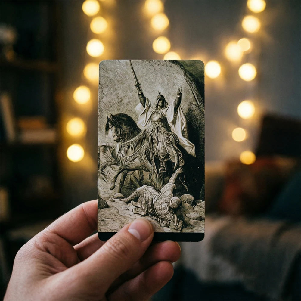 Gustave Dore Tarot Cards With Paper Instruction Manual For Beginners & Pros, Ideal For Divination, Meditation & Gifts
