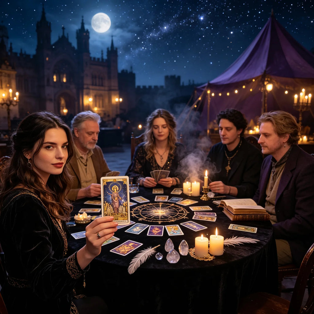 New 50Pcs Interactive Tarot Card Game Cosmic Mystery Oracle Cards for Entertainment And Spiritual Guidance Ideal for Parties