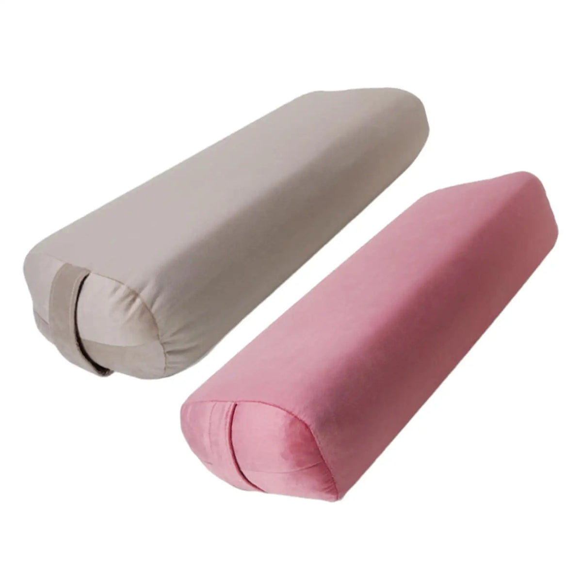 Yoga Bolster Pillow High Elastic Removable Cover with Carry Handle Pillow Meditation Cushion for Legs Restorative Yoga