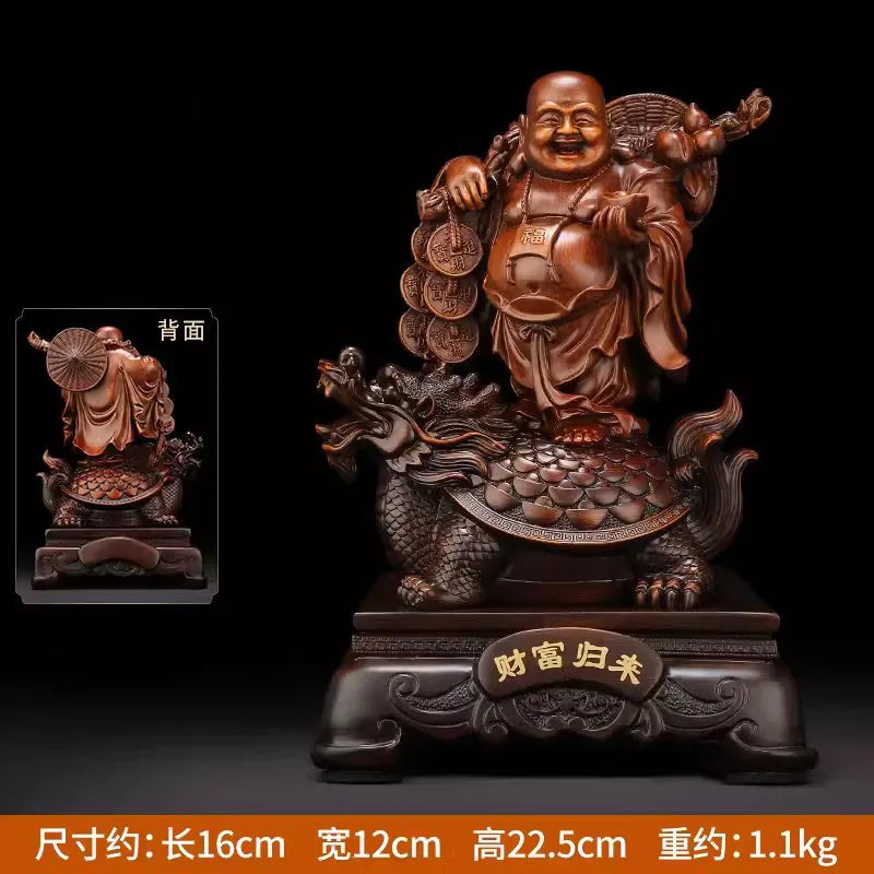 Resin Maitreya Buddha Statue, Big Belly Changing Buddha Statue, Home Living Room, Housewarming Lucky Craft Gifts
