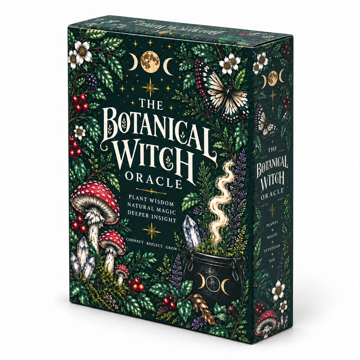 The Botanical Witch Oracle Deck Botanical Oracle Cards for Intuition Self Reflection Plant Wisdom Natural Magic Spiritual Guidan