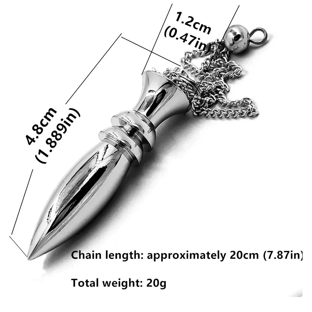 Wholesale, Metal Pendulum For Dowsing Divination Healing Spiritual Wicca Women Men Amulet Screw Shape Pendule Radiestesia Charm