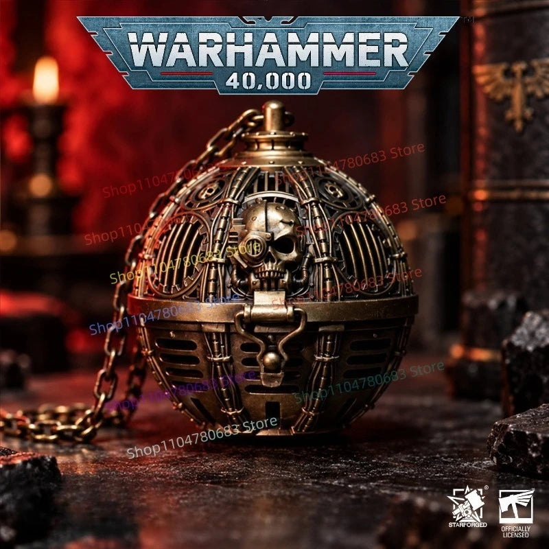 40K Peripheral Metal Incense Burner, Mechanicus Archmagos Aromatherapy Furnace, Household Incense Plate Ornament, Holiday Gift