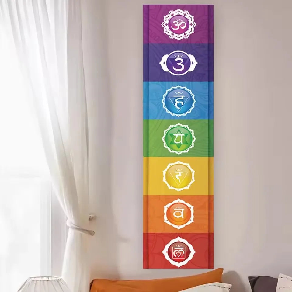 Colorful Chakra Yoga Meditation DIY Large Size Full Square Round Spiritual Energy Buddha Diamond Painting Kits 5D Diamond Art