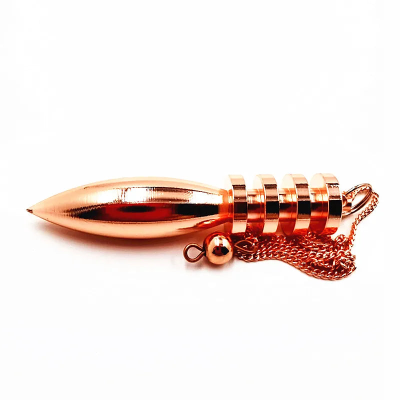 2.5in Healing Metal Pendulums for Divination Plate Copper Pendulum High Energy Pendulo De Bronce Pendulos De Mesa