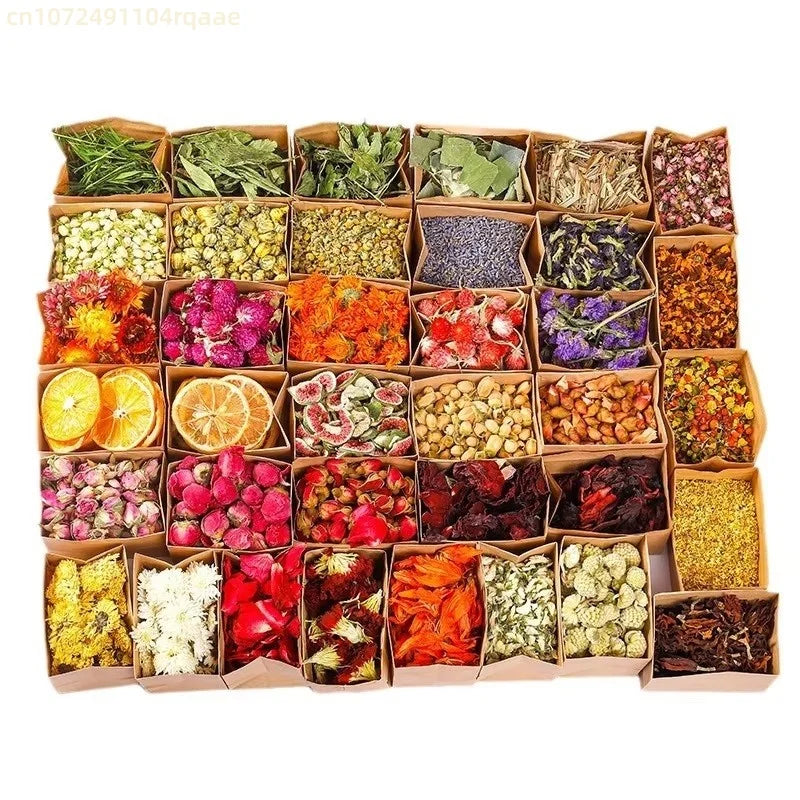 Quality Natural Dried Flowers Wiccan Rituals, Magic Spell, Altar Supplies Healing Candle Soap Fragrant Sachet Making Home Decor