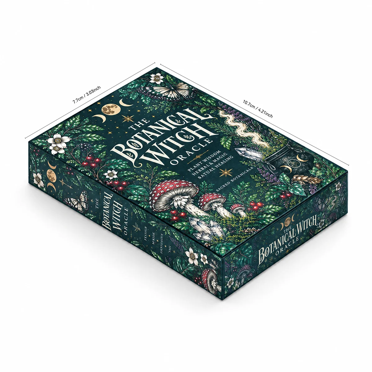 The Botanical Witch Oracle Deck Botanical Oracle Cards for Intuition Self Reflection Plant Wisdom Natural Magic Spiritual Guidan