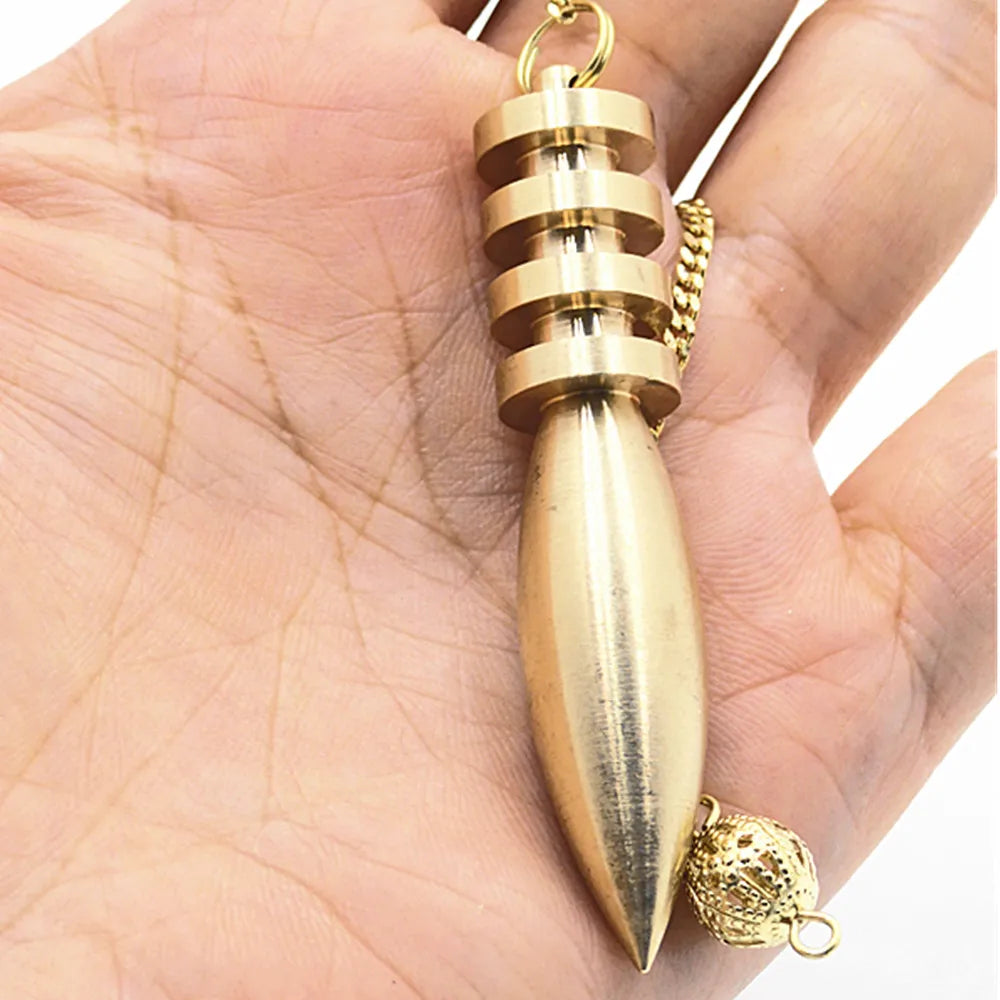 2.5in Healing Metal Pendulums for Divination Plate Copper Pendulum High Energy Pendulo De Bronce Pendulos De Mesa