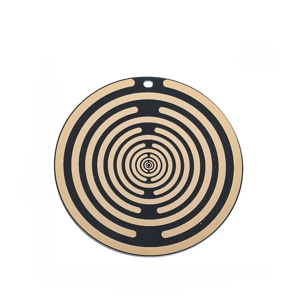 Polarization Energy Disk MWO Disk Multi-Wave Oscillator Double Sided Antenna Lakhovsky Balance Energy Disc Meditation Pendant