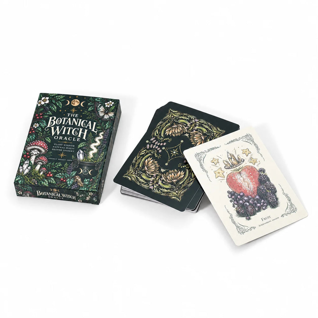 The Botanical Witch Oracle Deck Botanical Oracle Cards for Intuition Self Reflection Plant Wisdom Natural Magic Spiritual Guidan
