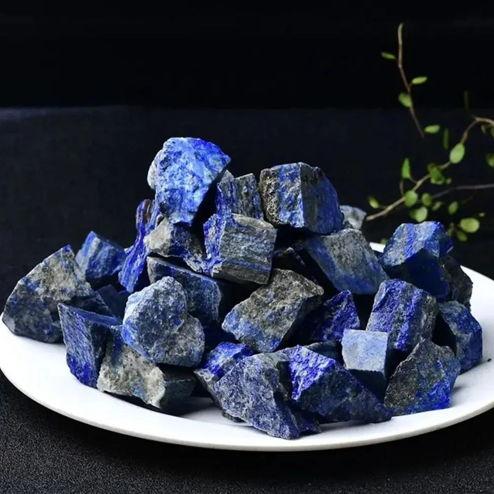 Natural Rough Lapis Lazuli 200g Quartz Crystal Stone, Raw Gemstone Ore for Healing Meditation, Mineral Specimen