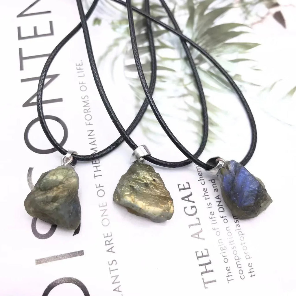 Natural Amethysts Flower Necklace Reiki Healing Stone Irregular Shape Jewelry DIY Gift Adjustable Choker Lucky Pendant For Women