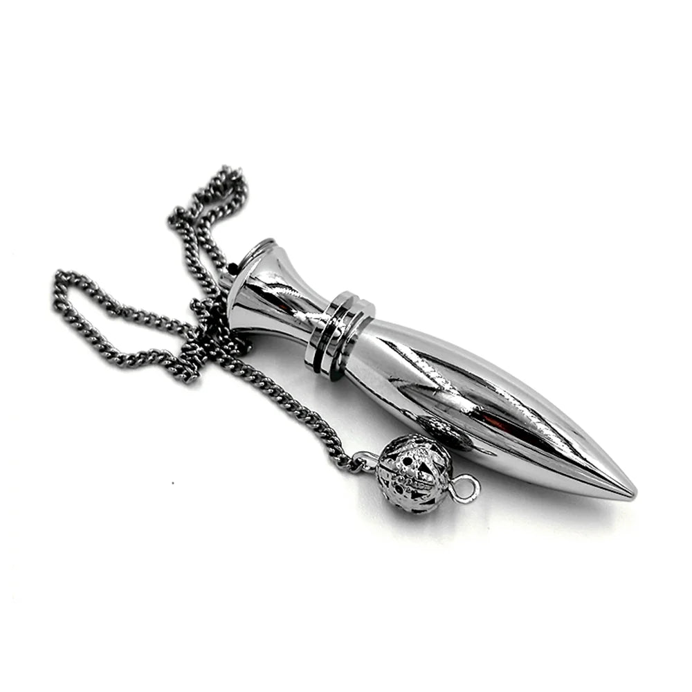 Wholesale, Metal Pendulum For Dowsing Divination Healing Spiritual Wicca Women Men Amulet Screw Shape Pendule Radiestesia Charm