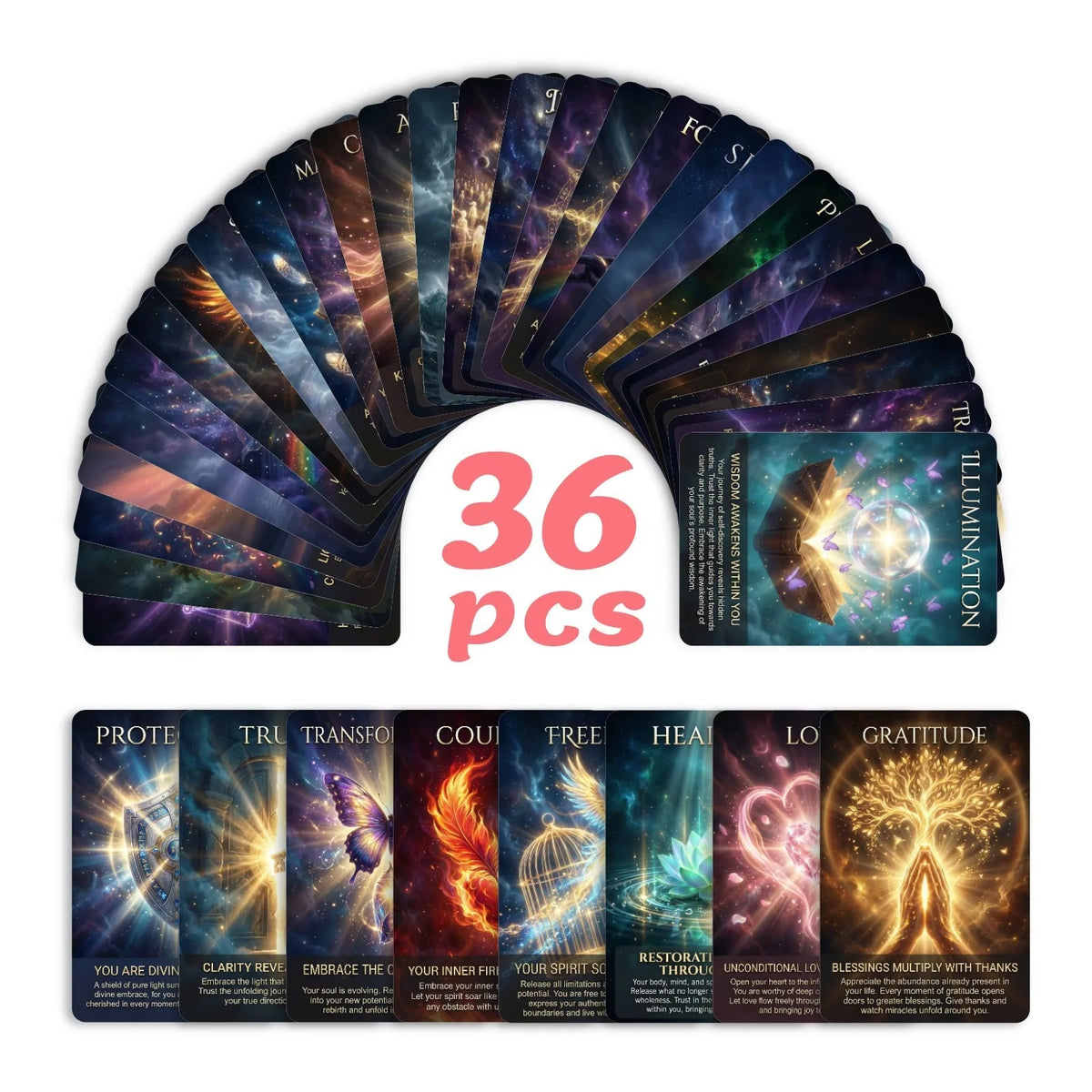 New 50Pcs Interactive Tarot Card Game Cosmic Mystery Oracle Cards for Entertainment And Spiritual Guidance Ideal for Parties