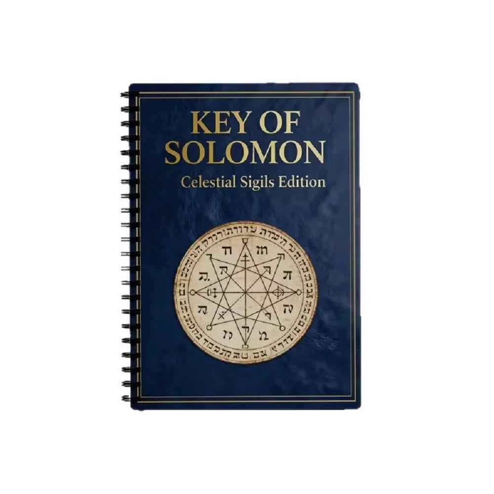 Key of Solomon Celestial Sigils Edition Book - Solomon's Seal Manual for Occult And Esoteric Studies