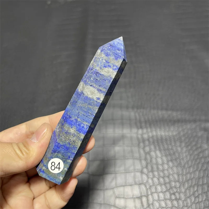 High Quality Natural Crystal Crafts Lapis Lazuli Point 15-20cm large Lapis healing Crystal Big Tower for decoration