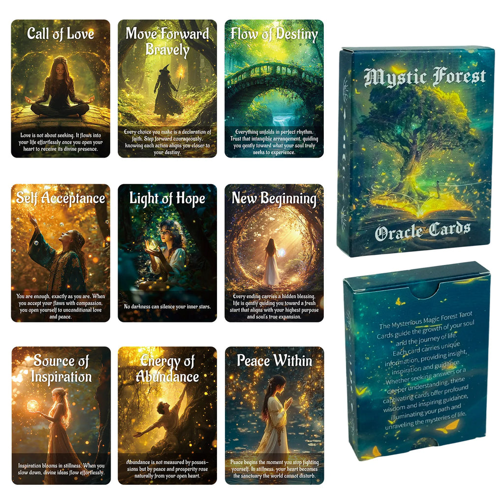 50Pcs Tarot Cards Oracle Spiritual Guidance Conversation Game Party Game for Adults Gift Friend Party