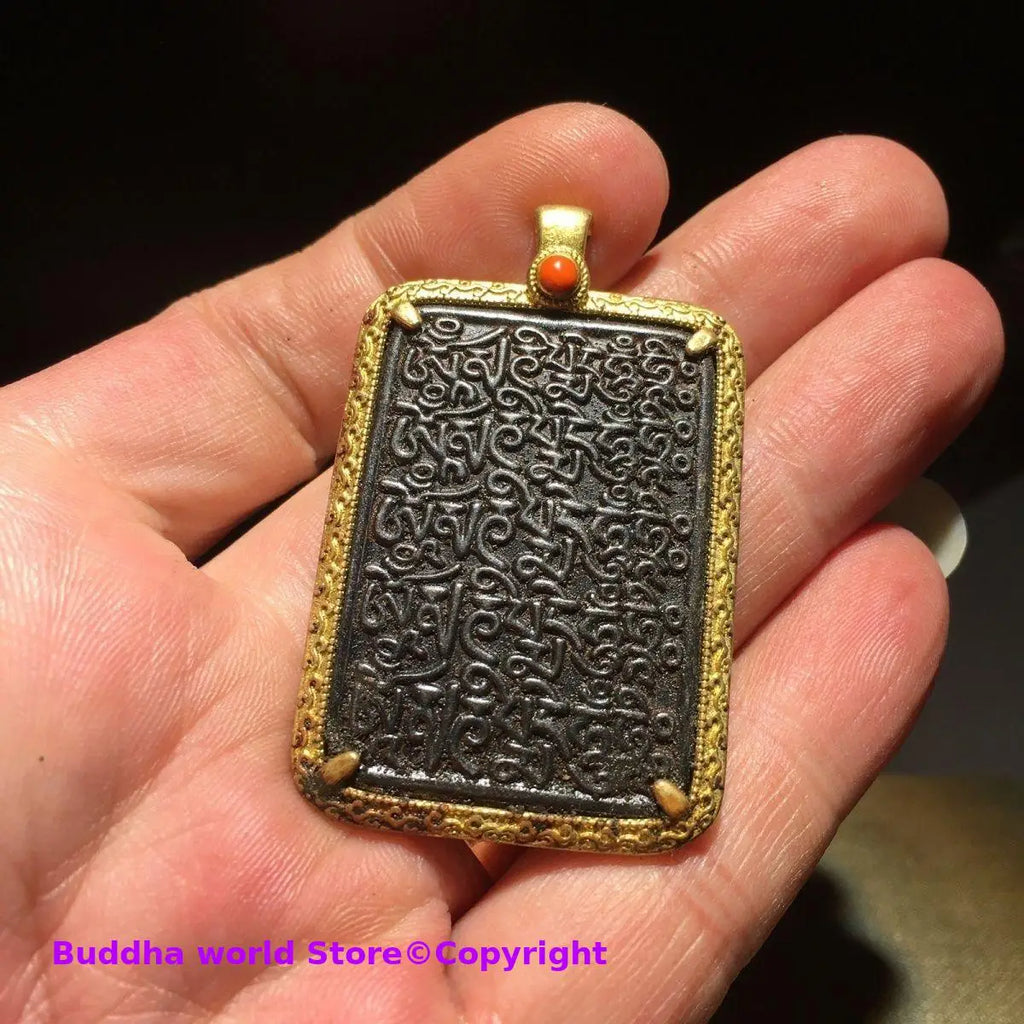 2026 Thailand Tibet Buddhist pocket efficacious divine Thogchag Buddha figure Mantra scripture Amulet Pendant safety good luck