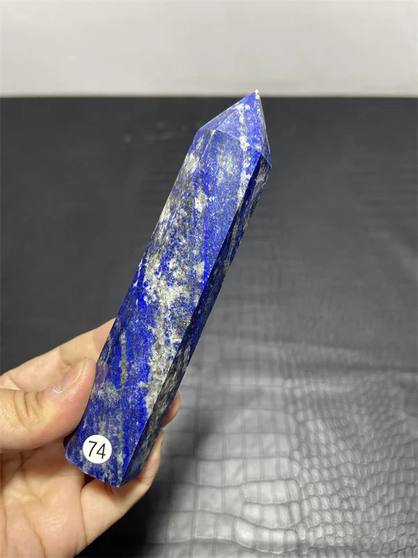 High Quality Natural Crystal Crafts Lapis Lazuli Point 15-20cm large Lapis healing Crystal Big Tower for decoration