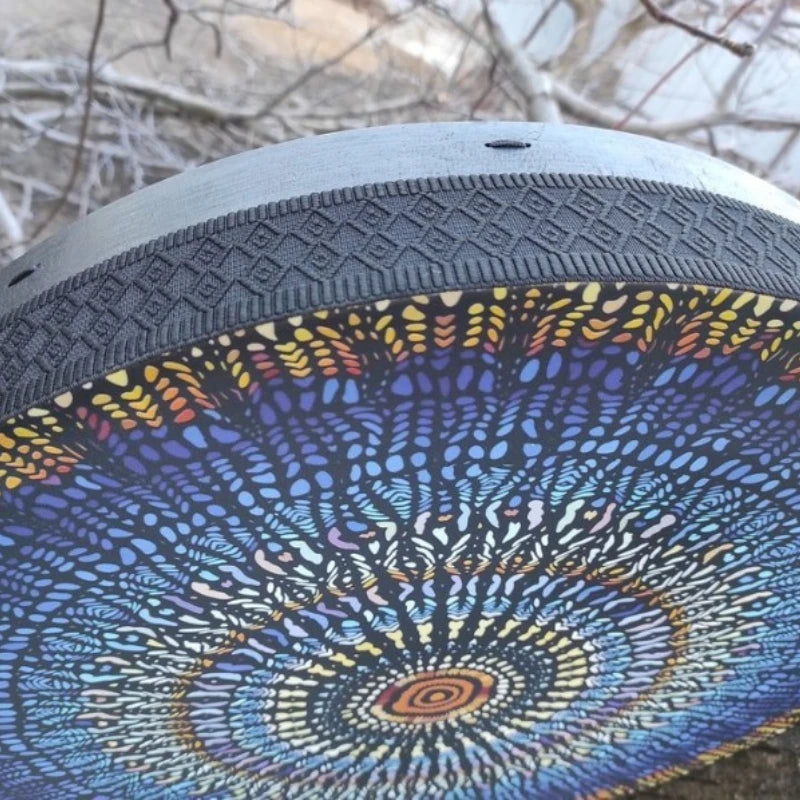Tree of Life Shaman Drum Yoga Sound Healing Tambourines with Stick Adult Meditation Hand Drums Percussion Musical Instruments