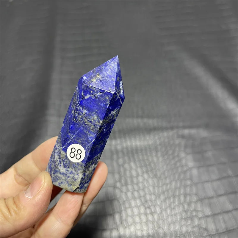 High Quality Natural Crystal Crafts Lapis Lazuli Point 15-20cm large Lapis healing Crystal Big Tower for decoration
