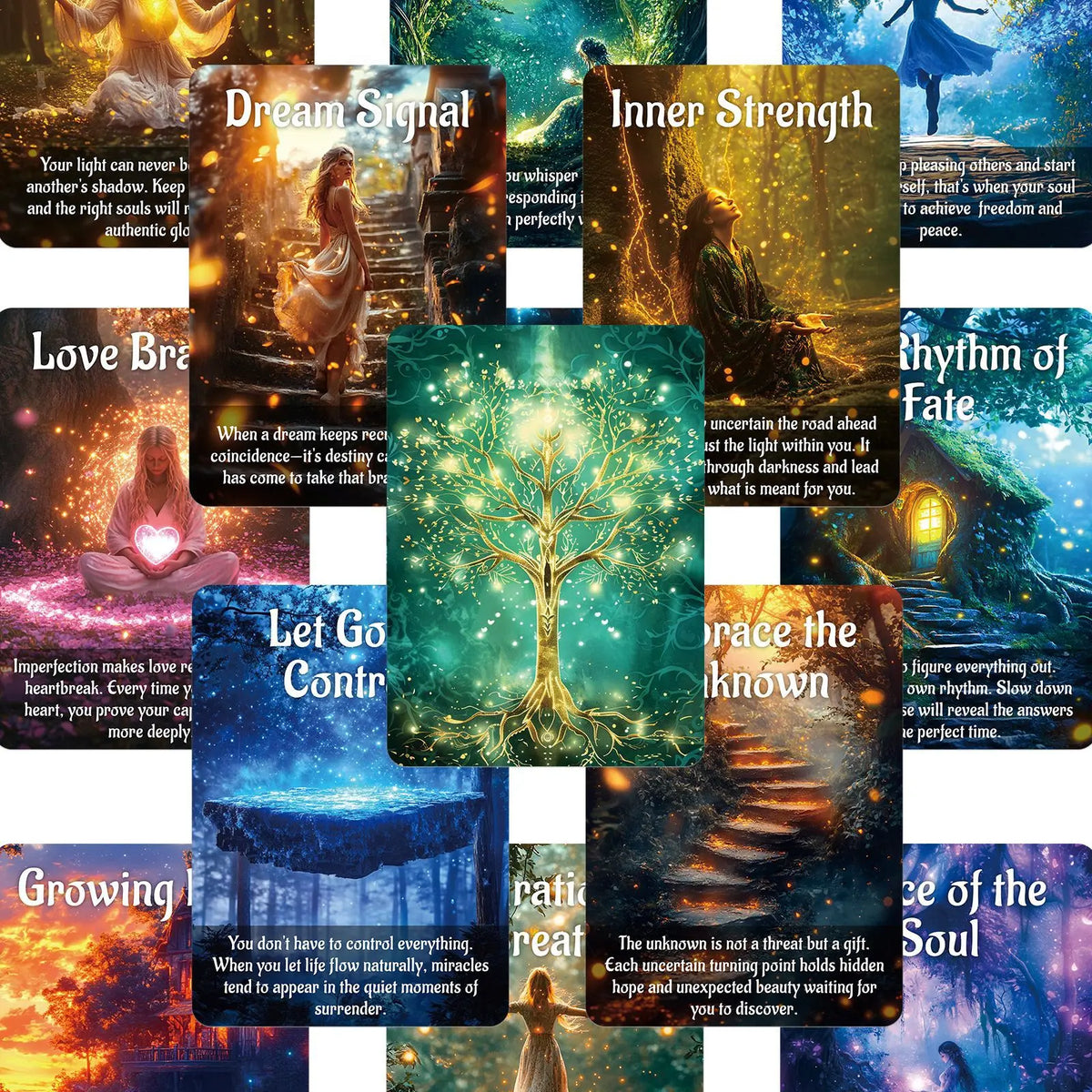 50Pcs Tarot Cards Oracle Spiritual Guidance Conversation Game Party Game for Adults Gift Friend Party