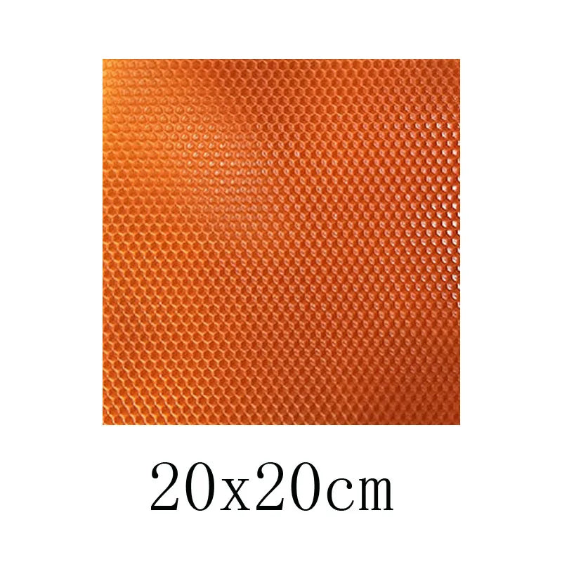 12pcs 15cm*20cm*0.3cm Natural Candle Material, Handmade DIY Honey Candle for Children, Craft Wax, Honeycomb Color Beeswax
