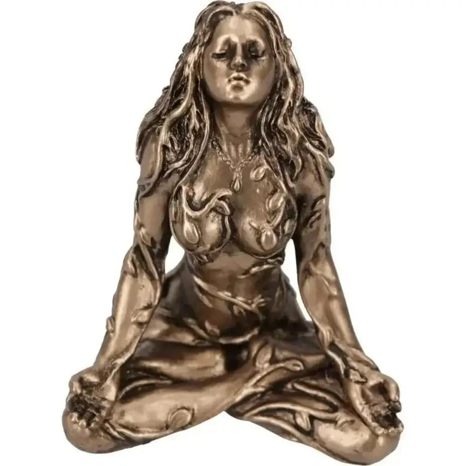 1 Pcs Mother Earth Statue Mini Gaia Fairy Decorative Buddha Statue Decor Figurines Goddess Healing Chakra Meditation Home Decor