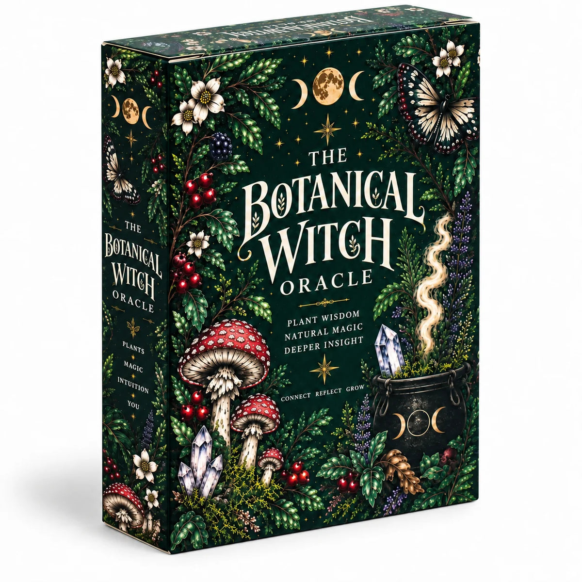 The Botanical Witch Oracle Deck Botanical Oracle Cards for Intuition Self Reflection Plant Wisdom Natural Magic Spiritual Guidan
