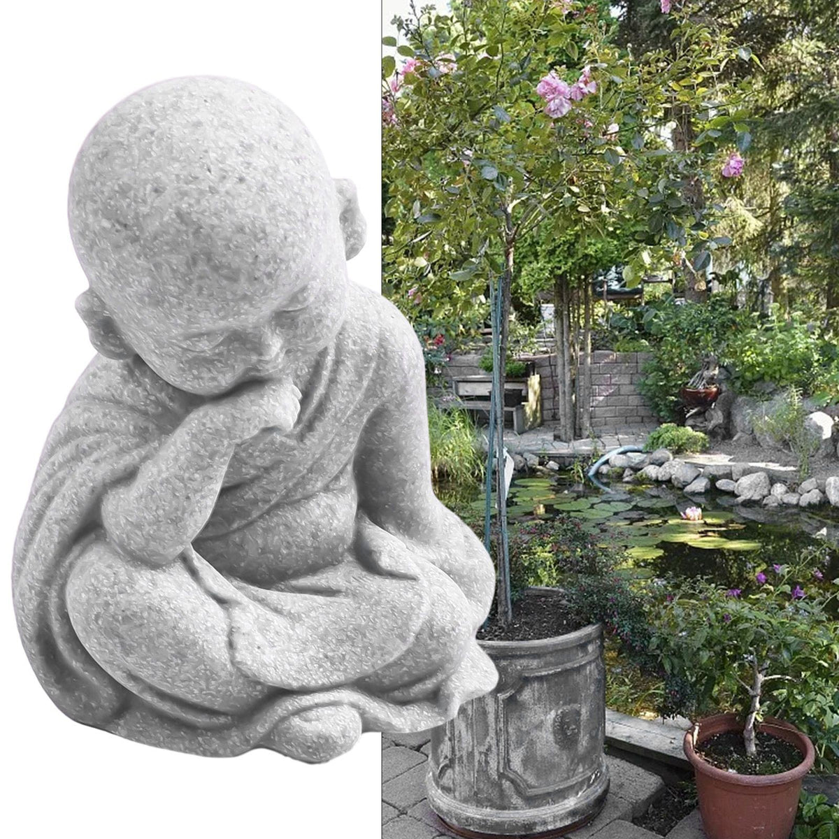 Resin Mönch Statuen Buddha Figuren für spirituelle Wohnkultur und Feng Shui