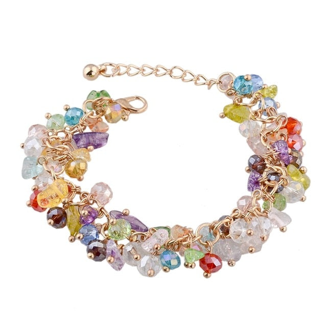 Natural Stones Charm Bracelet