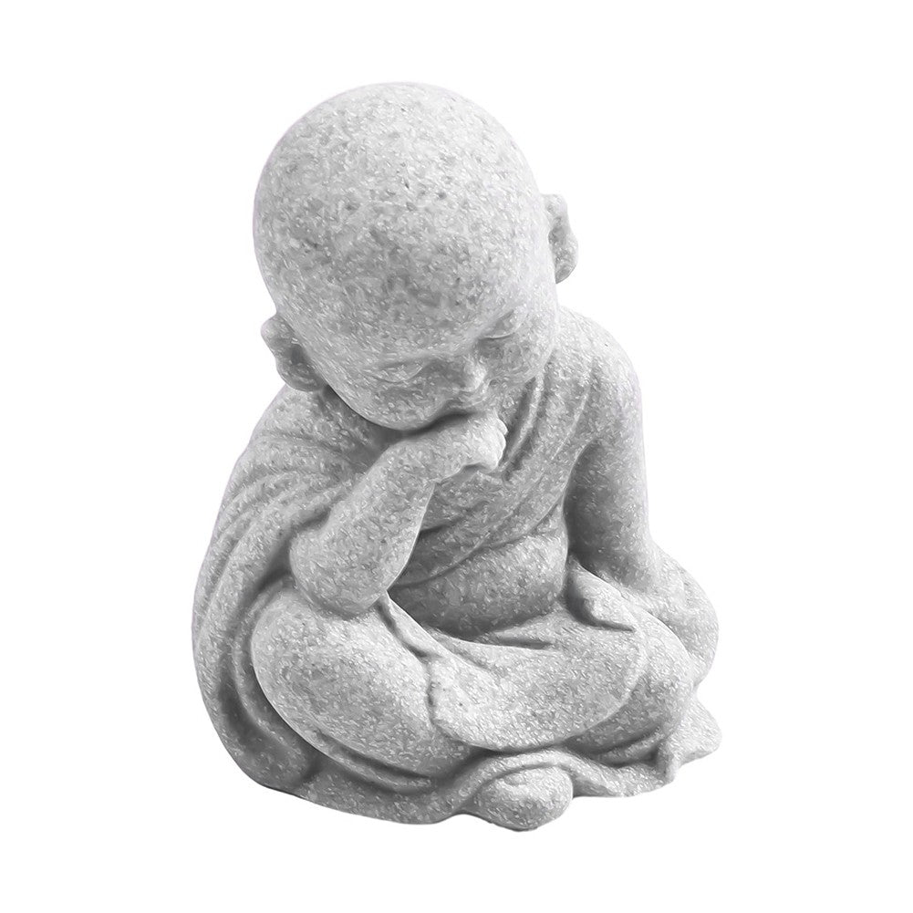 Resin Mönch Statuen Buddha Figuren für spirituelle Wohnkultur und Feng Shui