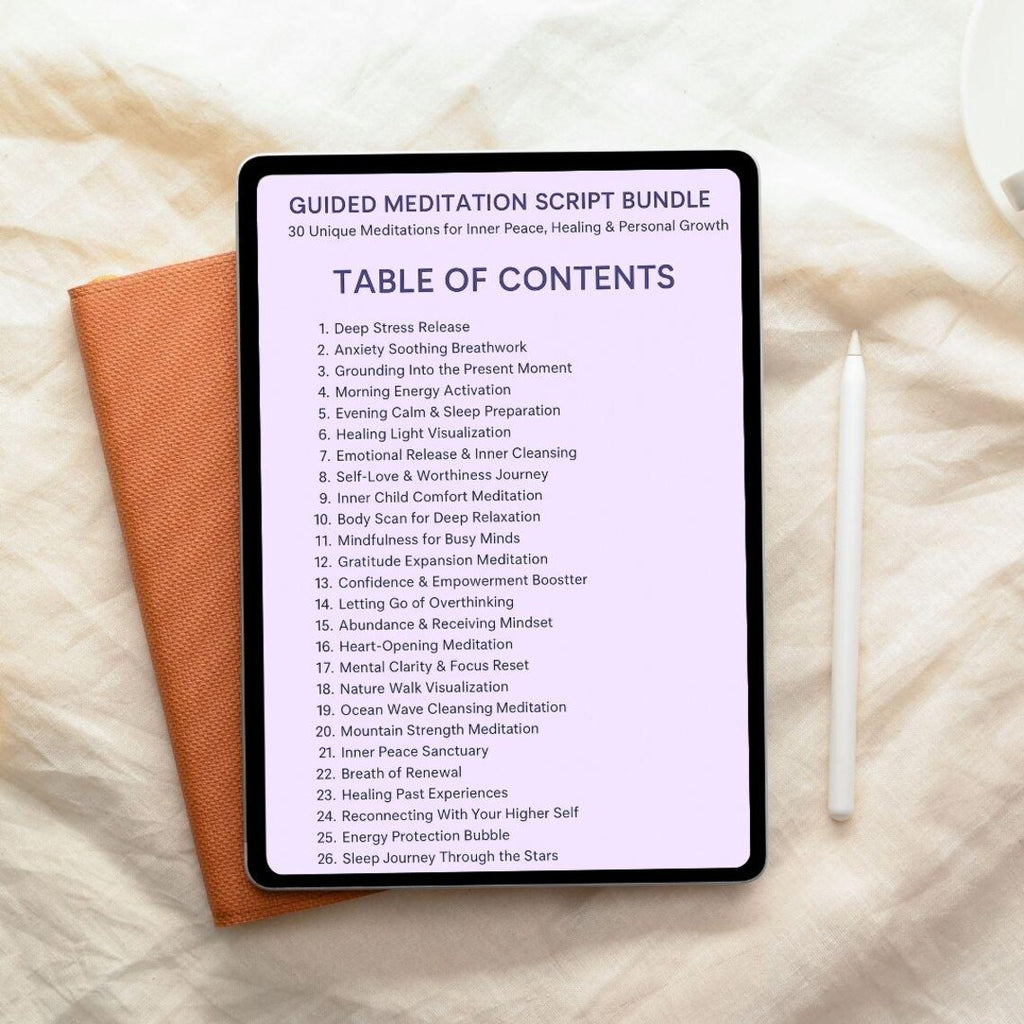 30 Guided Meditation Scripts