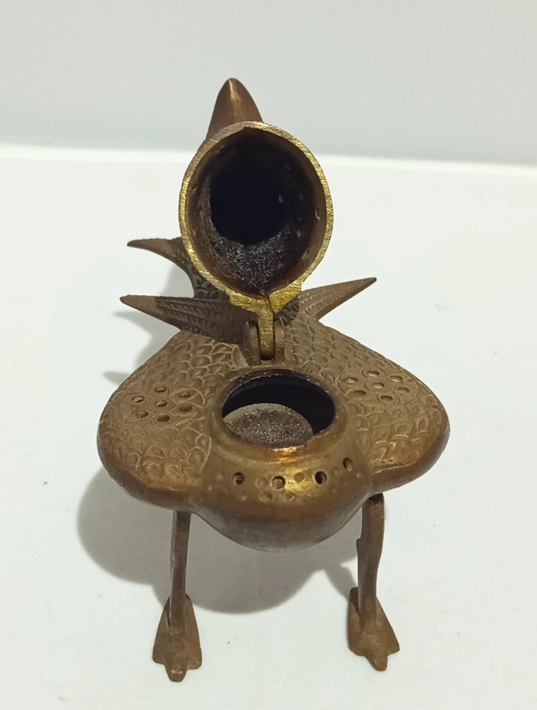 Räuchergefäß Vogel Messing Orient Khorasan Stil Weihrauchbrenn<wbr/>er Incense Burner