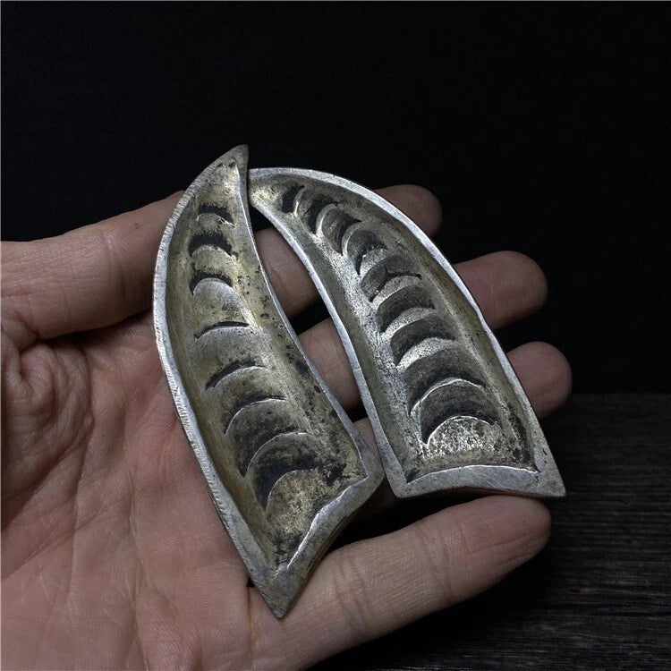 Chinese Antique Sacred Hexagram Yin Yang Cup Petition Divination Tool Collection
