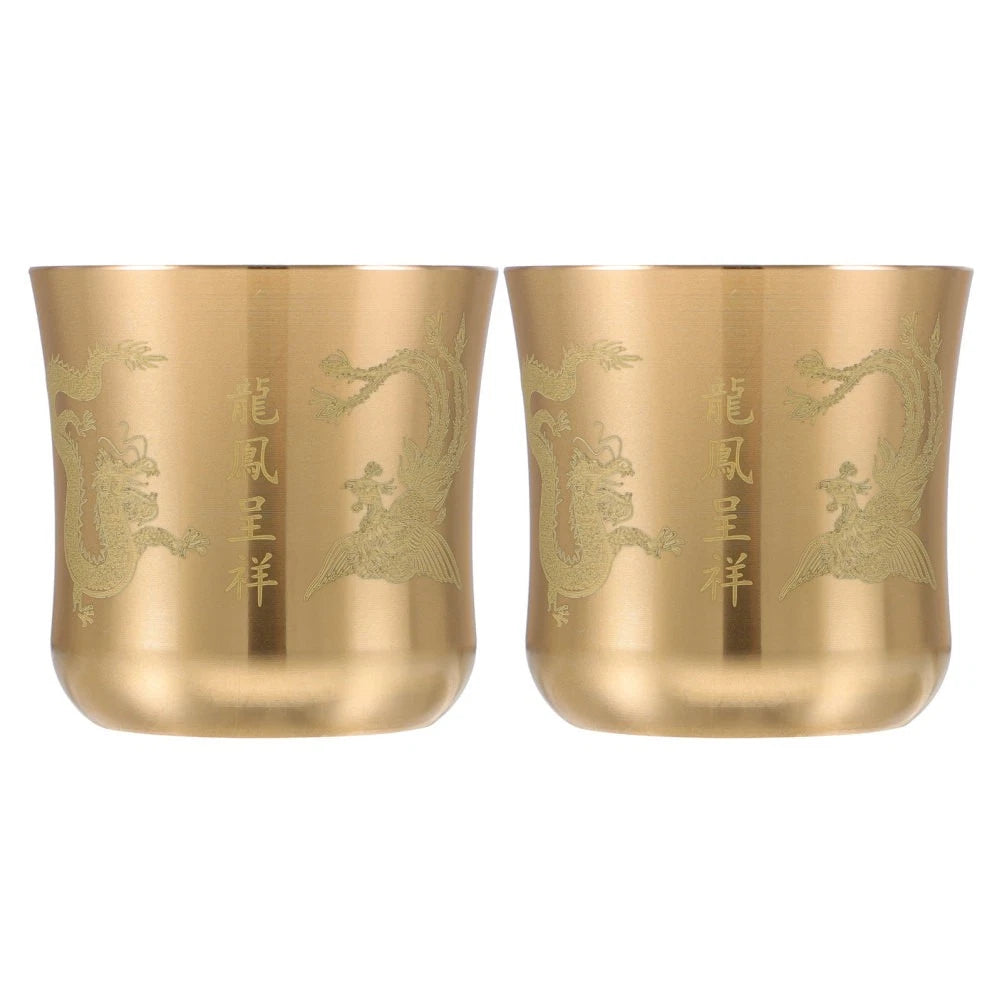 2 Pcs Teetasse Aus Messing Schrein-Opfers<wbr/>chalen Buddha-Altarsc<wbr/>halen