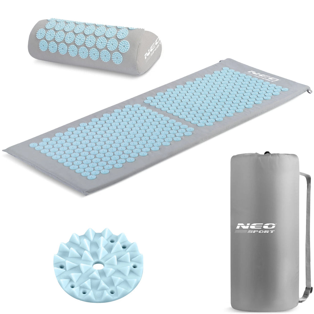 NEO-SPORT Akupressurmatt<wbr/>e Akupressur Matte Nadelmatte Massagematte Akupunktur