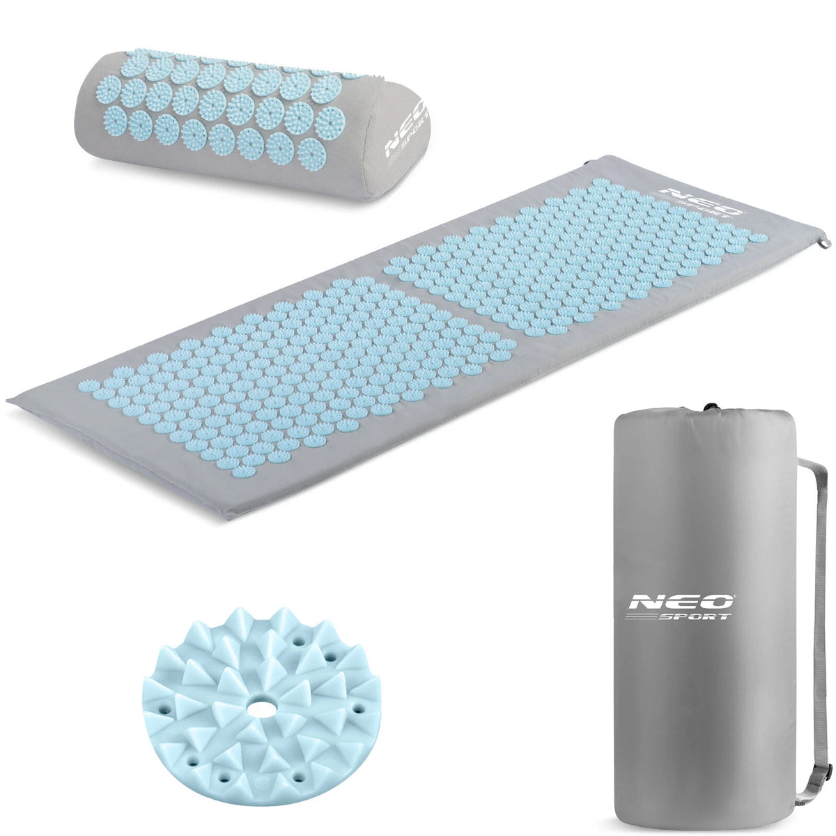 NEO-SPORT Akupressurmatt<wbr/>e Akupressur Matte Nadelmatte Massagematte Akupunktur