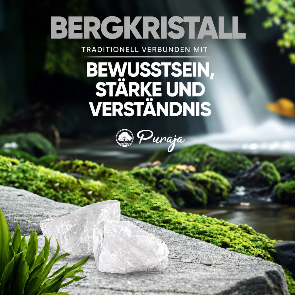 Bergkristall Edelsteine | 100% naturbelassene Rohsteine | Vielseitige Verwendung
