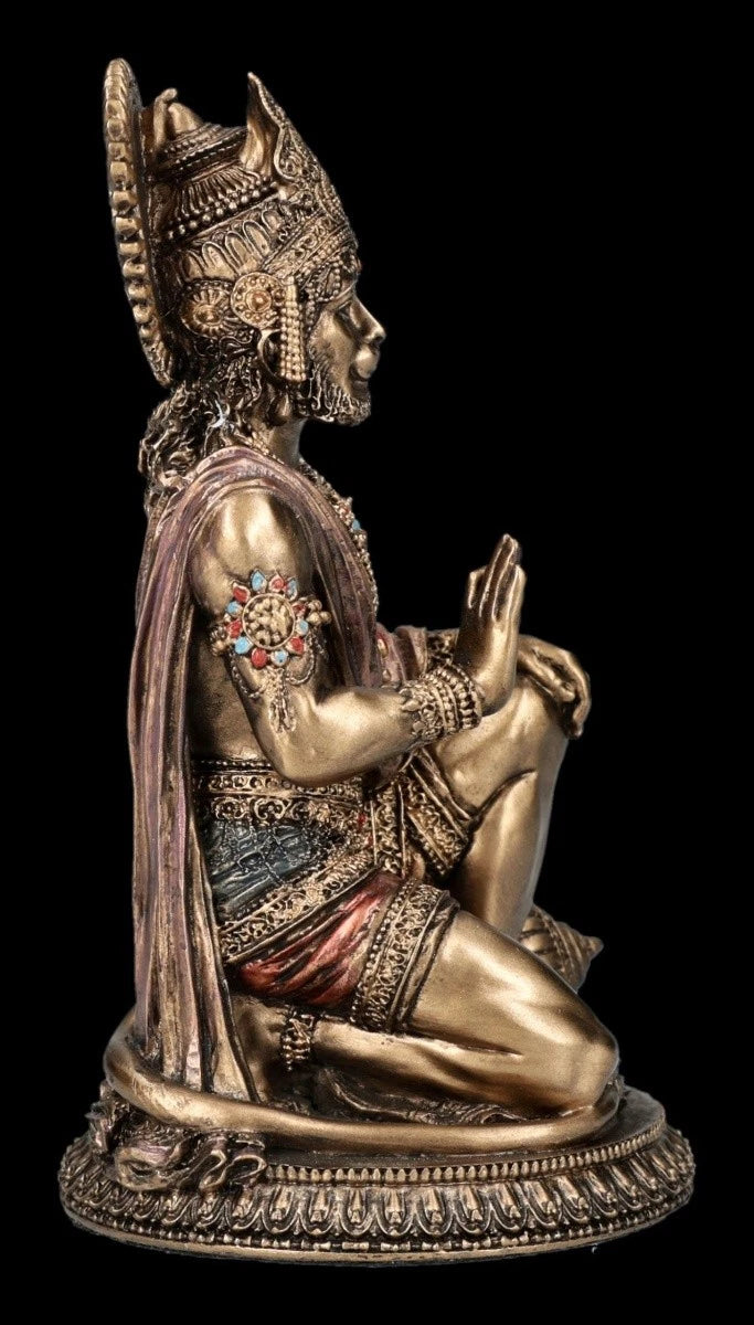 Hanuman Miniaturfigur-<wbr/>Gott der Stärke-Verones<wbr/>e Spirituelle Hindu Deko H 9,5