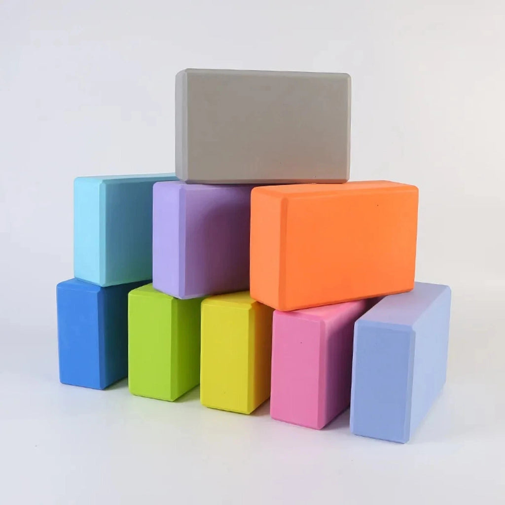 Gym Blocks Foam Brick Training Exercise Fitness Set Tool Yoga Bolster Pillow