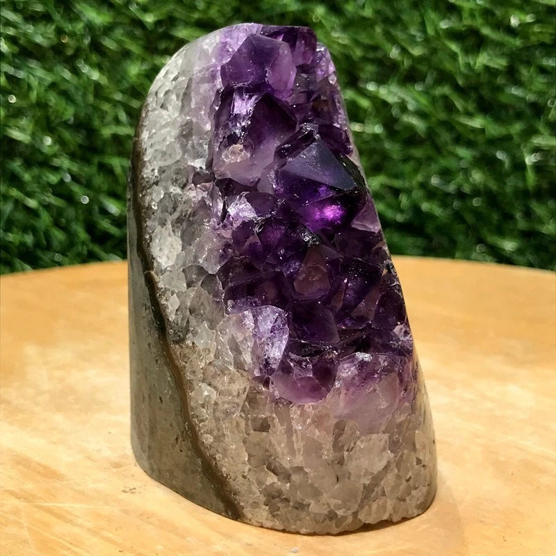 380g Natural Amethyst Geode Crystal Mineral Specimen Healing Reiki
