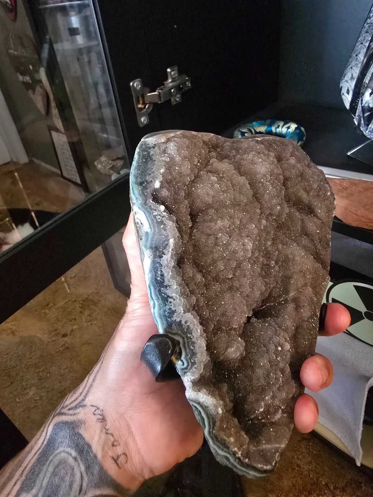 crystals/geode<wbr/>. Druzy Quartz Amethyst Geode from fossilera.