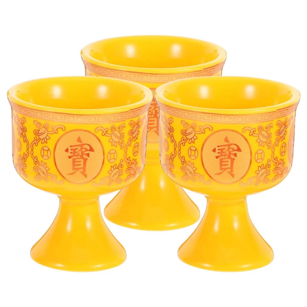 3 Pcs Keramik-altars<wbr/>chalen Buddha-kerzenk<wbr/>elch Teetassen Aus Porzellan