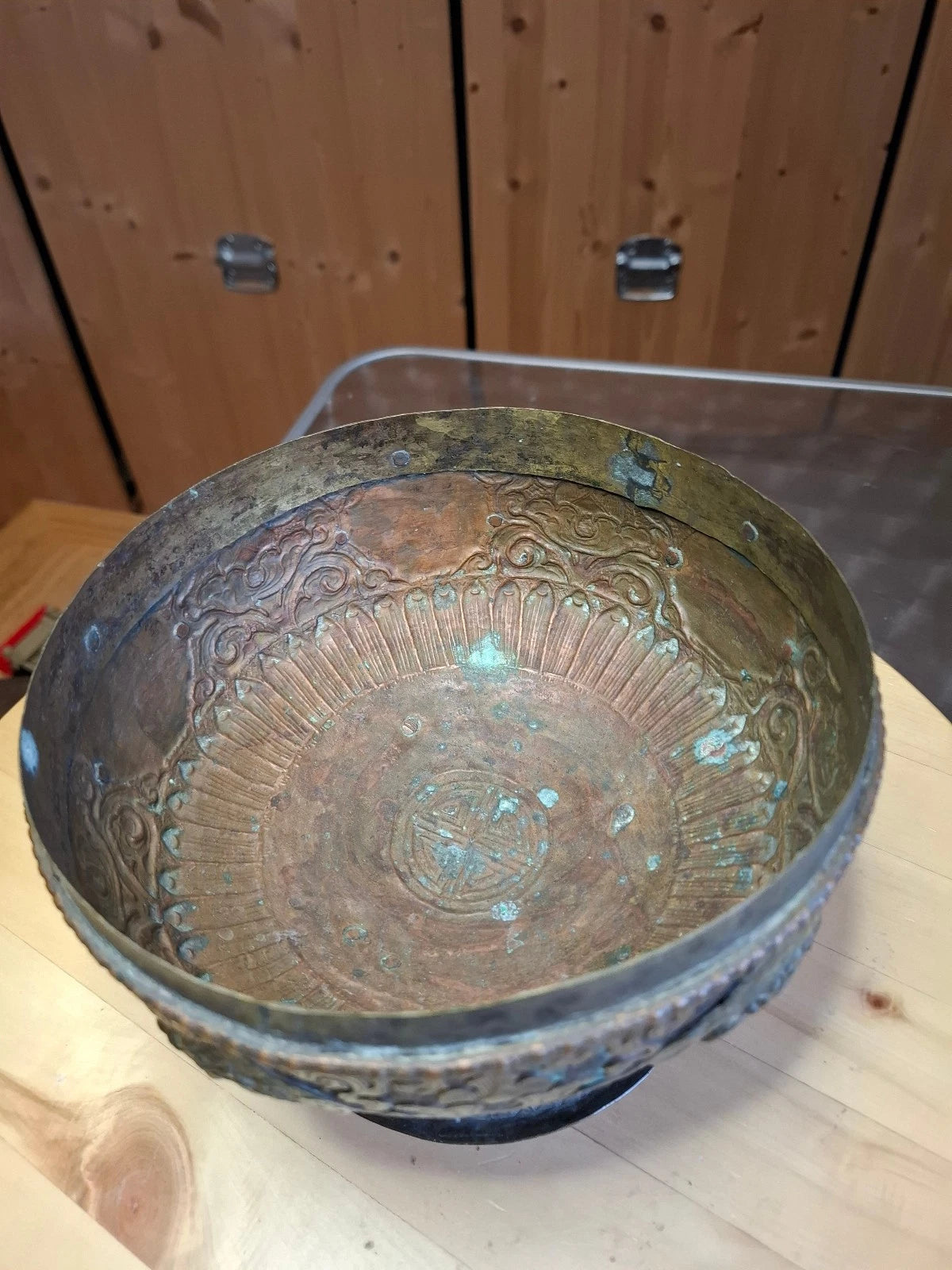 Asiatisch/tibe<wbr/>tanischen Weihrauchgefäß (Durchmesser unten:14cm,mit<wbr/>te:18cm )