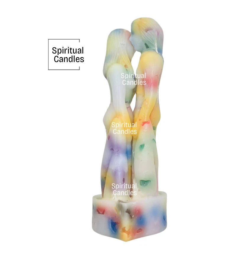 Aura Figure Couple's Candle Cleansing, Velas de Figura De Pareja de Limpia