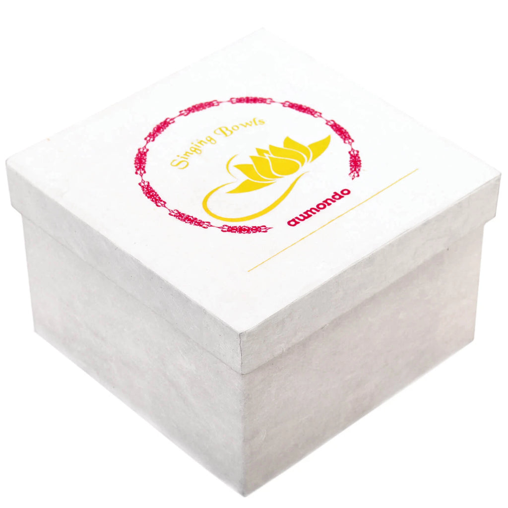 Große Tibetische Klangschale 500g, 13cm. Set für Yoga Meditation Schule als Gong
