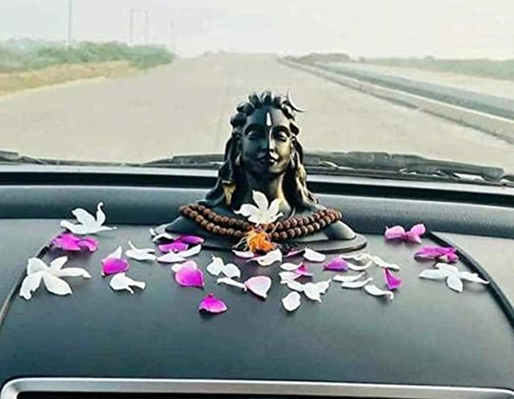 Adiyogi Shiva Statue Mahadev for Car Dash BoardIdol Home Items Sculp Shiv Murti